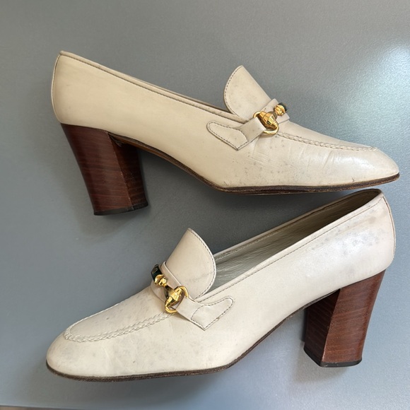 Vintage Gucci Heel Loafers - Picture 3 of 11